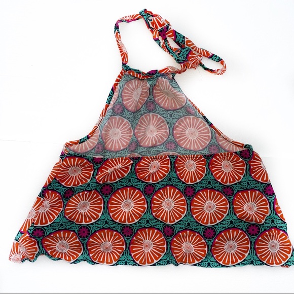 On Twelfth Flowy Halter Top M - Picture 2 of 4